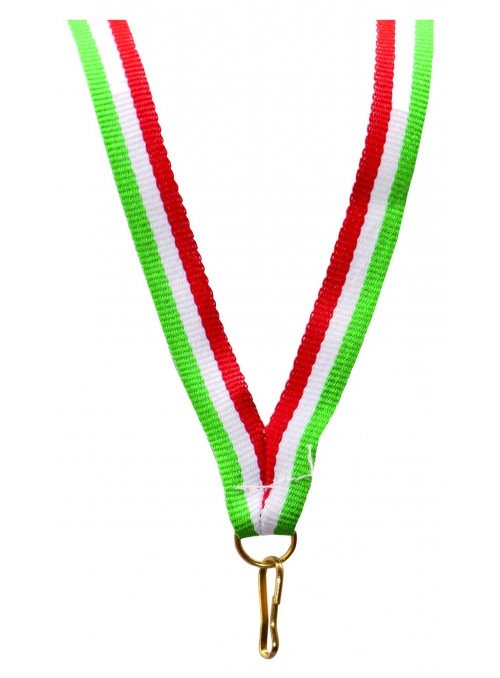 Nastrino  Tricolore  Larghezza 2 cm  con gancio  N/07